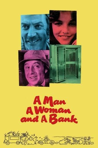 A Man, a Woman and a Bank Image