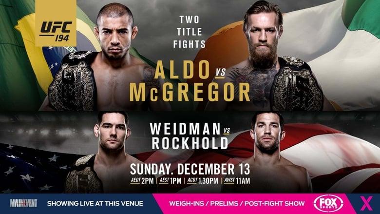 UFC 194: Aldo vs. McGregor image